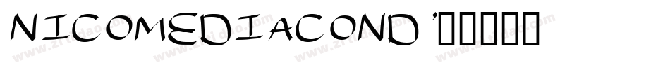 nicomediacond字体转换