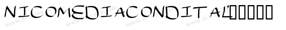 nicomediacondital字体转换