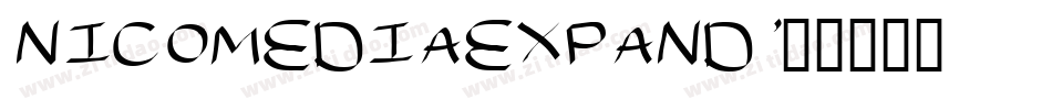 nicomediaexpand字体转换