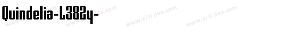 Quindelia-L382y字体转换