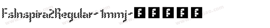 FsInspira2Regular-1mmj字体转换