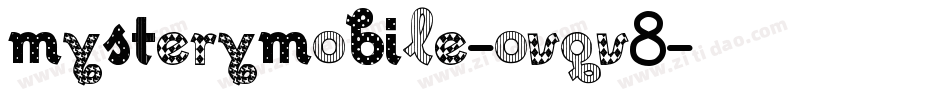MysteryMobile-OVqV8字体转换