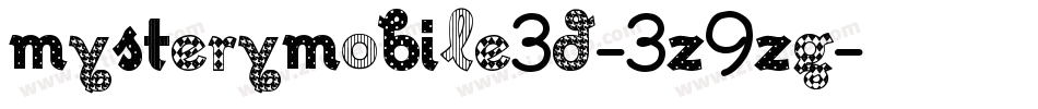 MysteryMobile3D-3z9zG字体转换