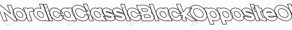 NordicaClassicBlackOppositeOblique-5wBL字体转换