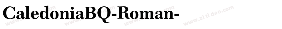 CaledoniaBQ-Roman字体转换