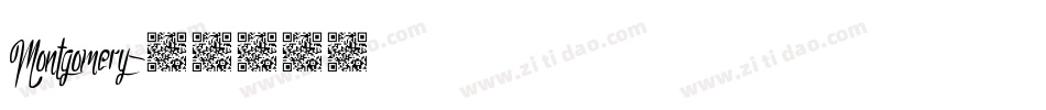 Montgomery字体转换