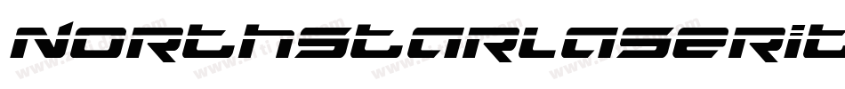 NorthstarLaserItalic-2x7l字体转换