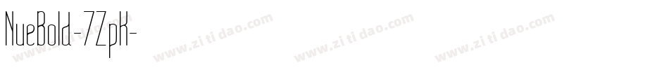 NueBold-7ZpK字体转换