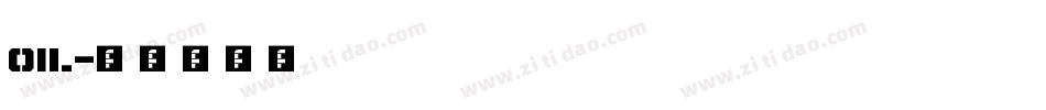 oil字体转换