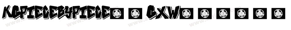 KgPieceByPiece-2qxW字体转换