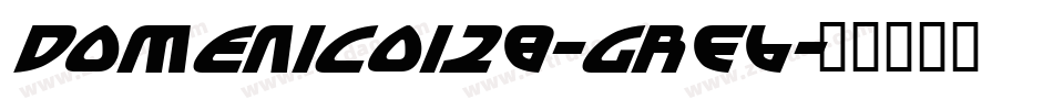 Domenico128-gRE6字体转换