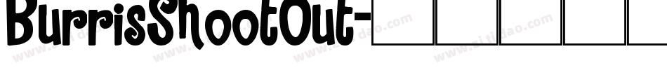 BurrisShootOut字体转换