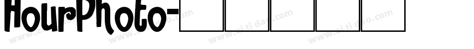 HourPhoto字体转换