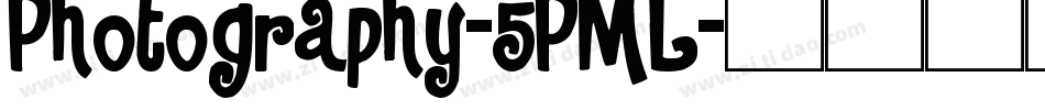 Photography-5PML字体转换