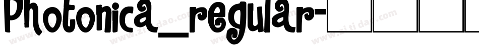 Photonica_regular字体转换