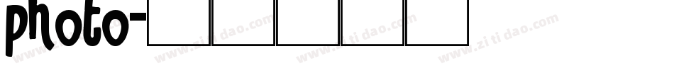 photo字体转换