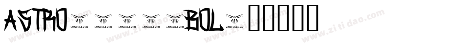 Astro867-7BOl字体转换