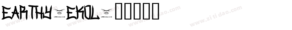 Earthy-eKOl字体转换