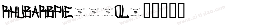 Rhubarbpie-31OL字体转换