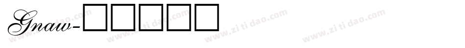 Gnaw字体转换