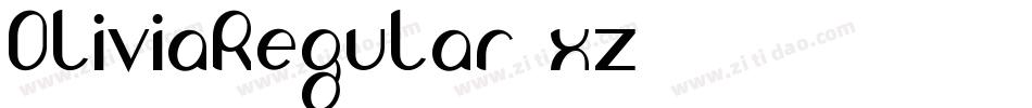 OliviaRegular-xz40字体转换
