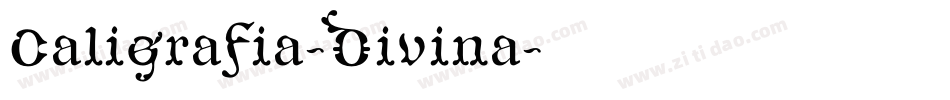 Caligrafia-Divina字体转换