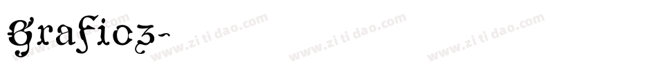 Graficz字体转换