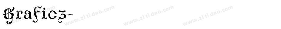 Graficz字体转换