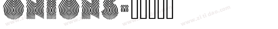 Onions字体转换