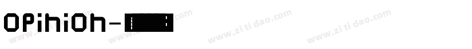Opinion字体转换