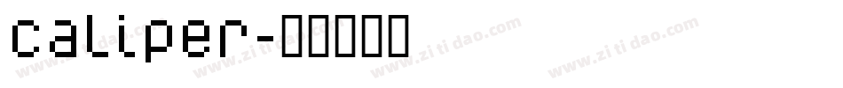 Caliper字体转换