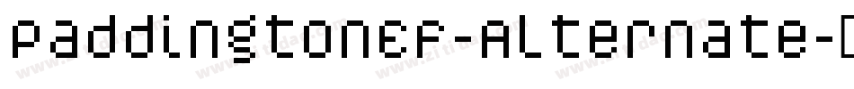 PaddingtonEF-Alternate字体转换 PaddingtonEF-Alternate字体转换