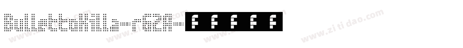 BullettoKilla-rG2A字体转换