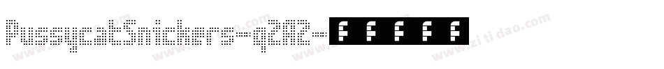 PussycatSnickers-q2A2字体转换 PussycatSnickers-q2A2字体转换