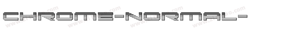 Chrome-Normal字体转换