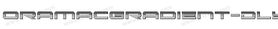 OramacGradient-Dly3字体转换