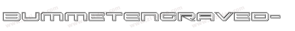 BummetEngraved字体转换