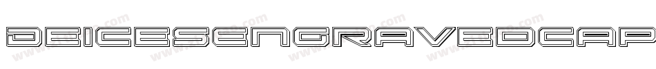 DeicesEngravedCapsSS字体转换