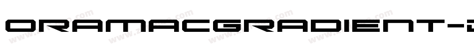 OramacGradient-Dly3字体转换