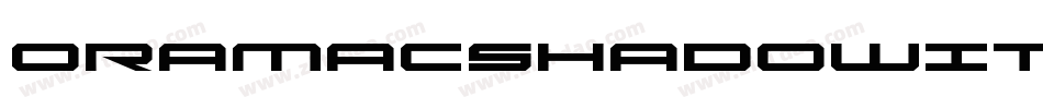 OramacShadowItalic-1gMv字体转换