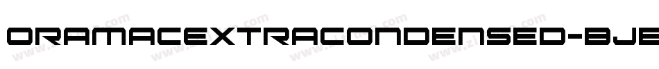 OramacExtraCondensed-BJew字体转换