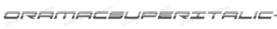 OramacSuperItalic-RmGE字体转换