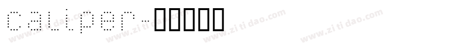 Caliper字体转换