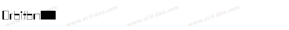 Orbitbn字体转换