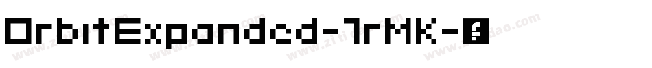 OrbitExpanded-7rMK字体转换