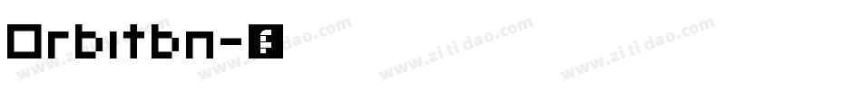 Orbitbn字体转换