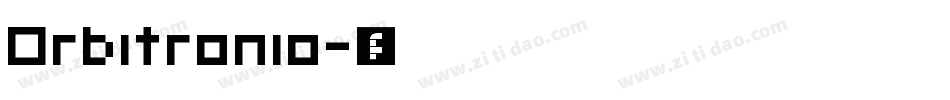 Orbitronio字体转换