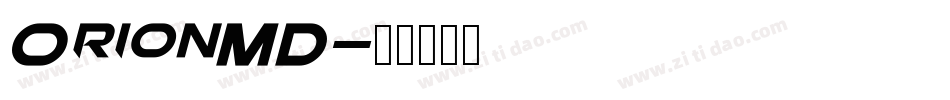 OrionMD字体转换
