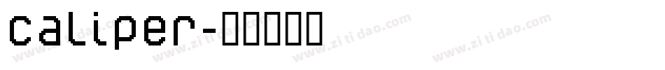 Caliper字体转换