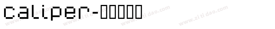 Caliper字体转换